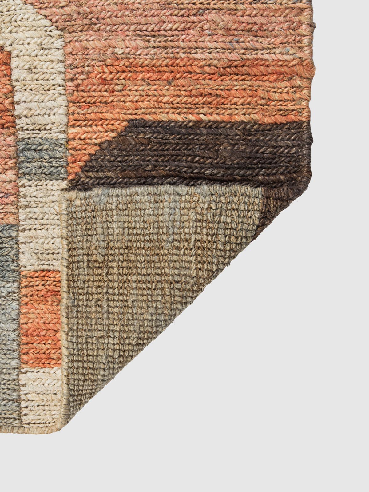 Misadon Jute Sumak Floor Mat Contrast Living