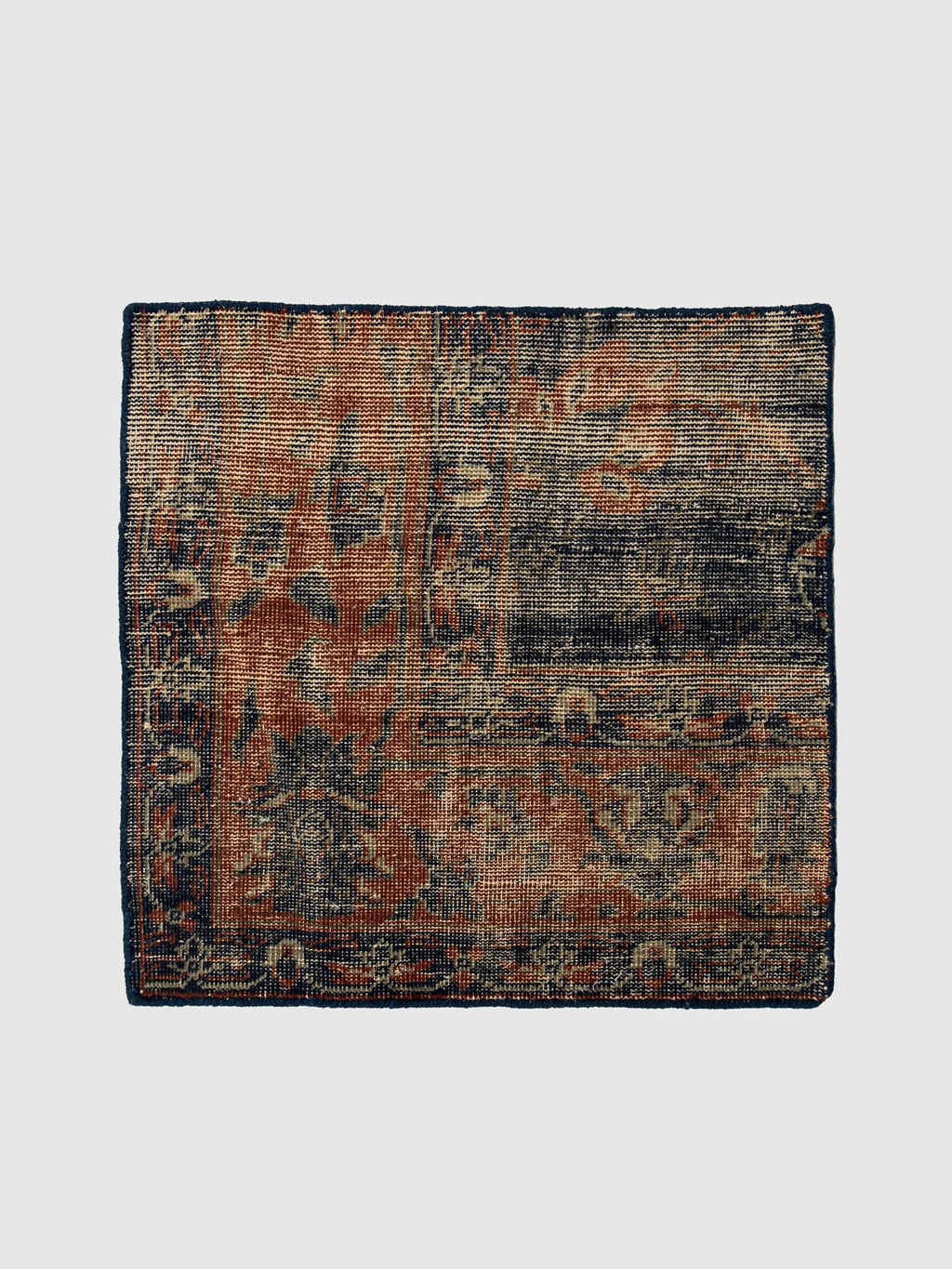 Mandiora Wool Knotted Floor Mat Contrast Living