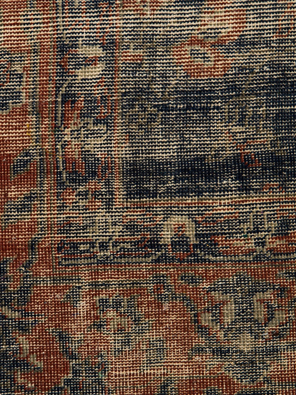 Mandiora Wool Knotted Floor Mat Contrast Living