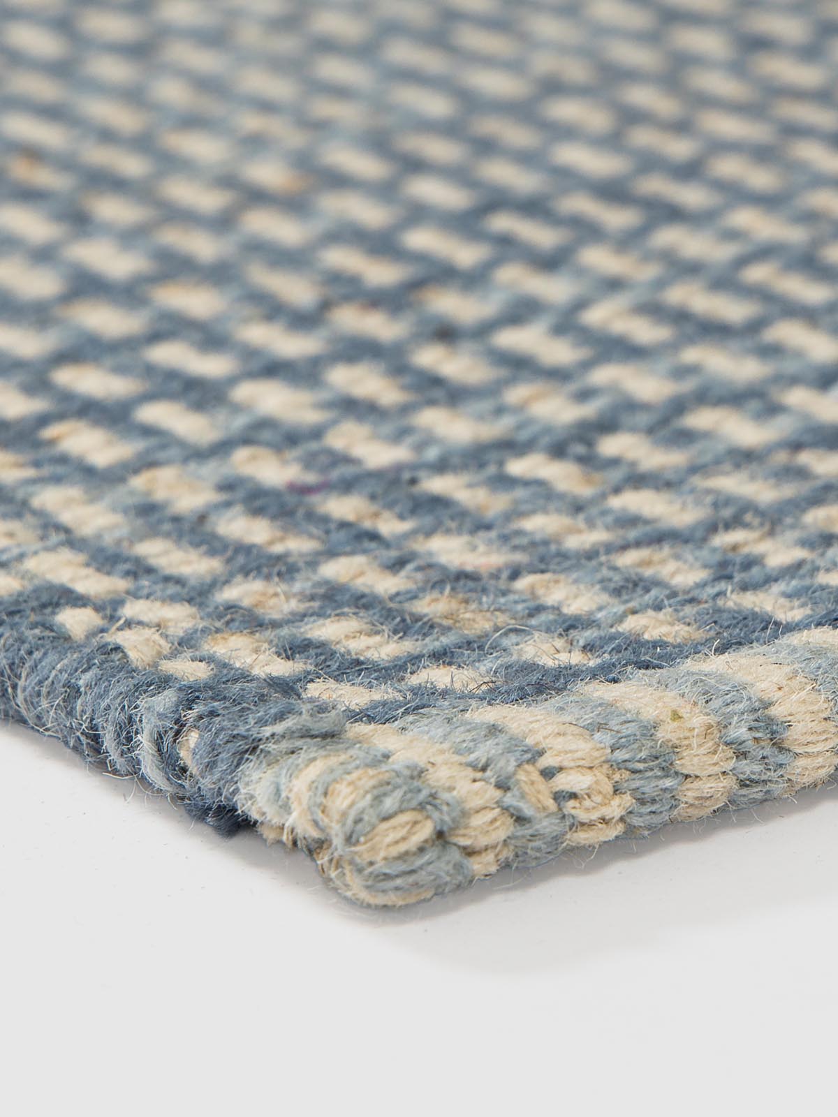 Glomen Wool Floor Mat Contrast Living