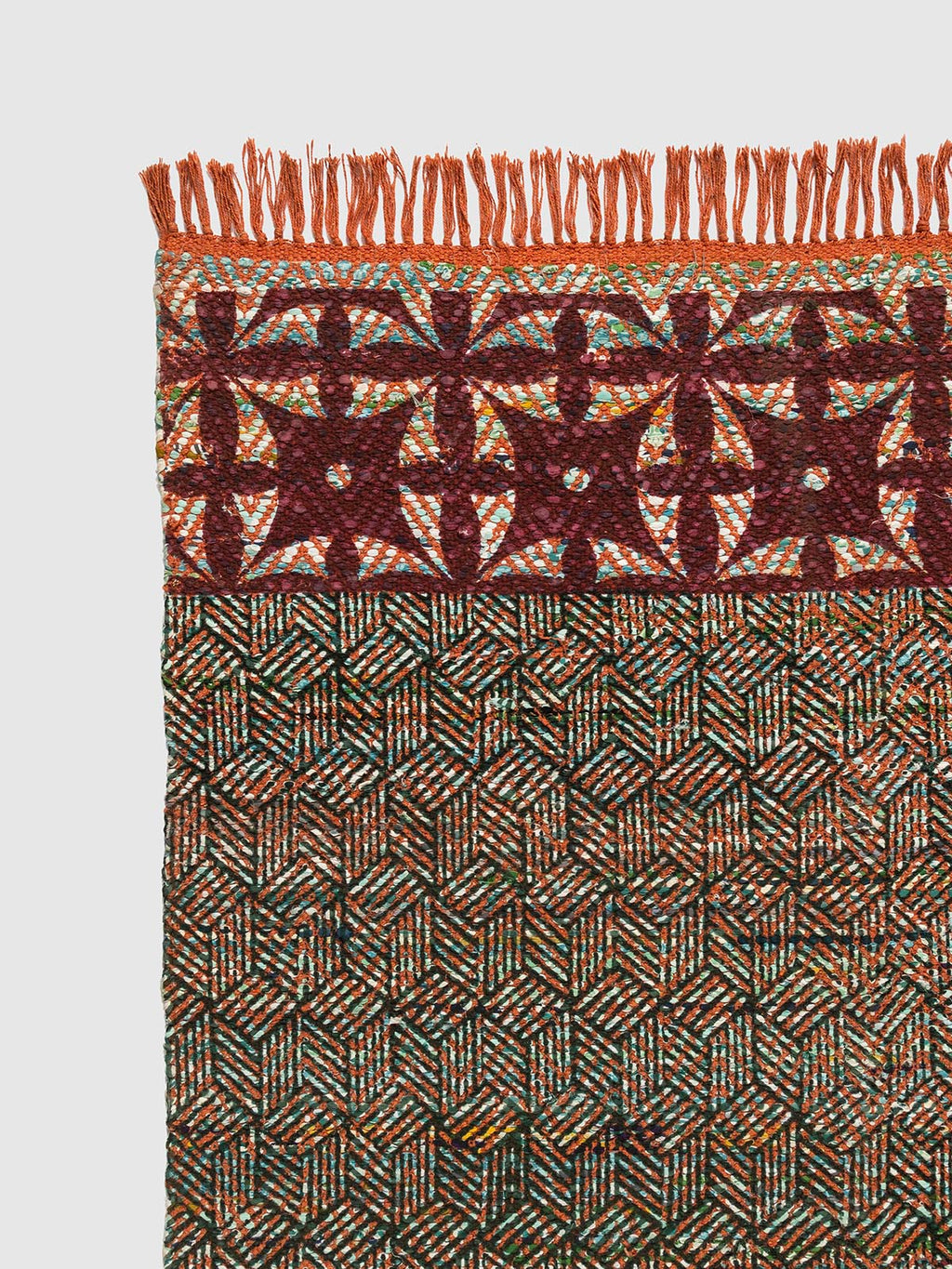Nerima Cotton Chindi Rug Contrast Living