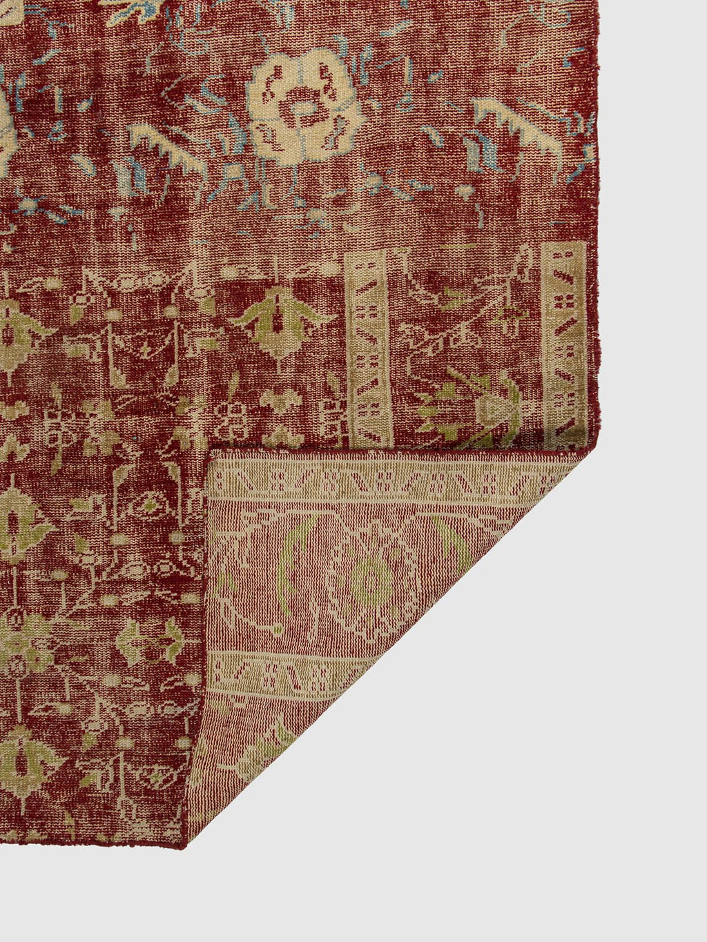 Pozzillo Wool Knotted Carpet Contrast Living