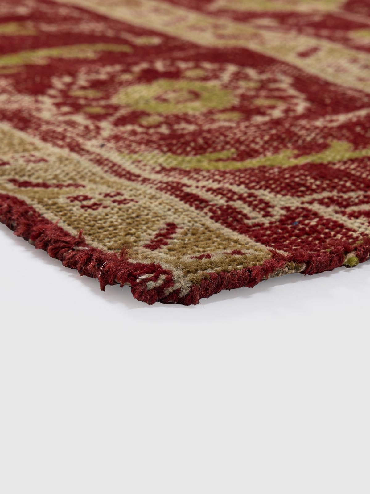 Pozzillo Wool Knotted Carpet Contrast Living