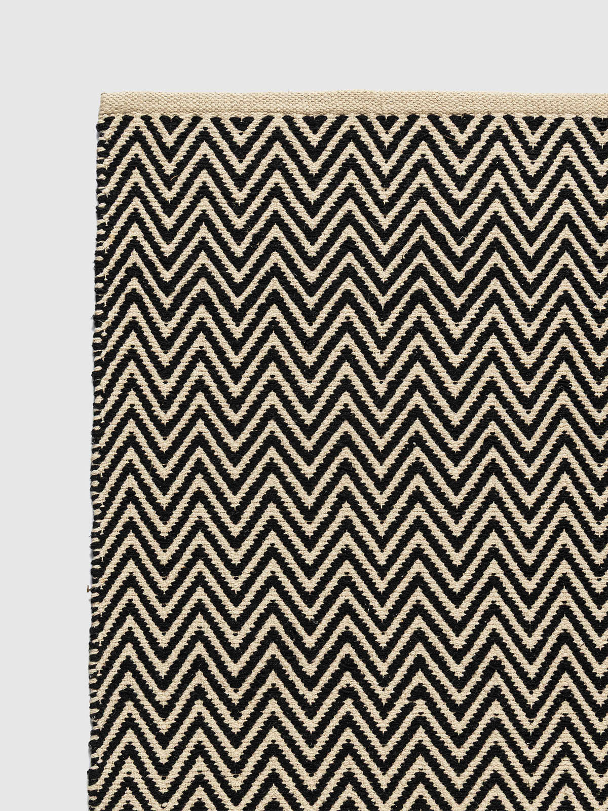 Meguro Wool Cotton Rug Contrast Living
