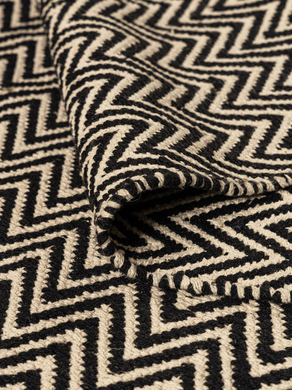 Meguro Wool Cotton Rug Contrast Living