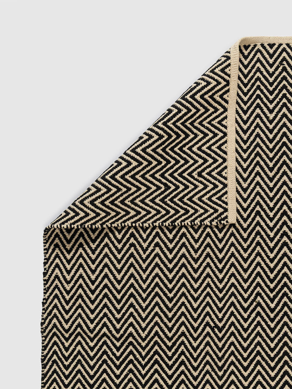 Meguro Wool Cotton Rug Contrast Living