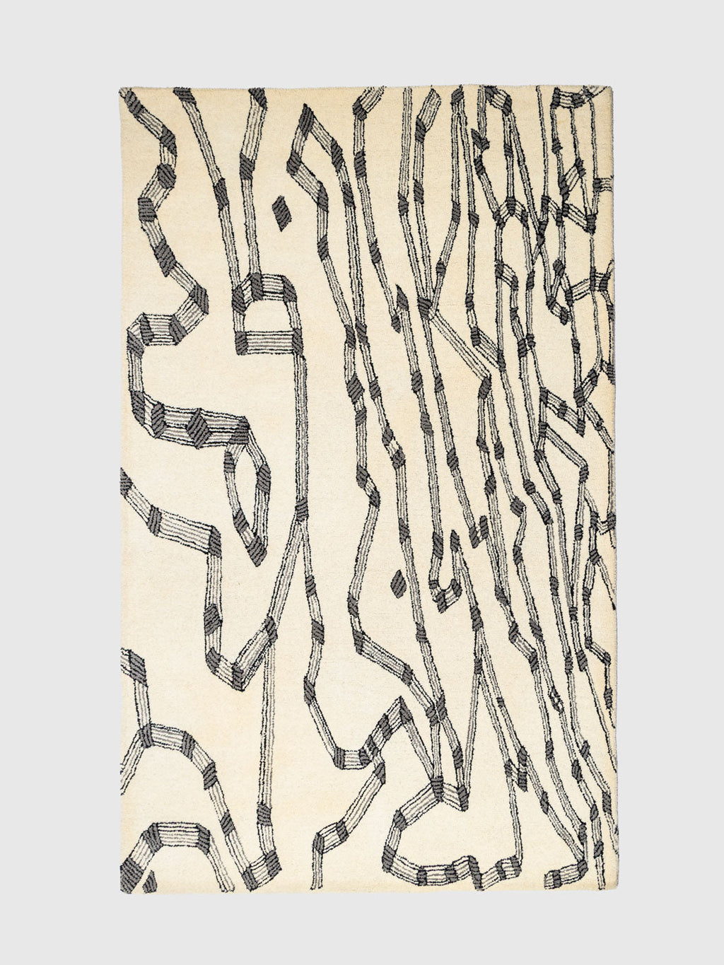 Bakhra Wool Tufted Carpet Contrast Living
