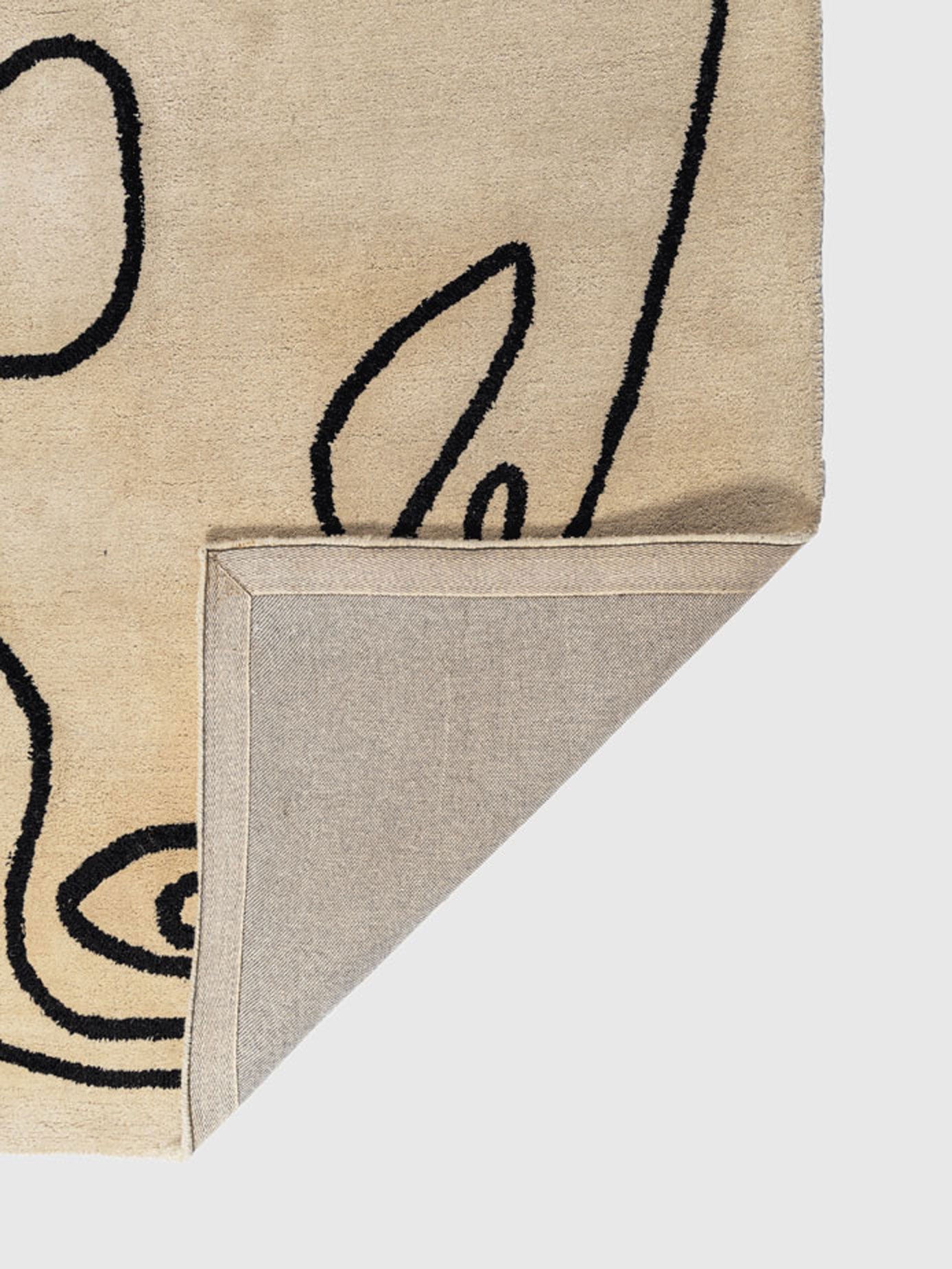 Manthali Wool Tufted Carpet Contrast Living