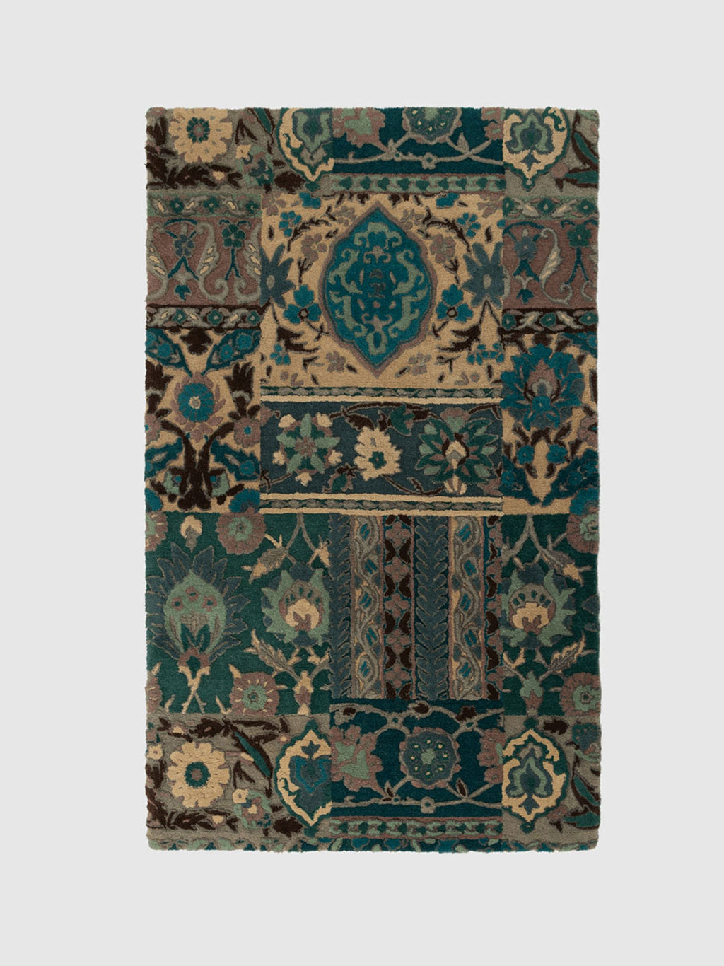 Bideha Wool Tufted Carpet Contrast Living