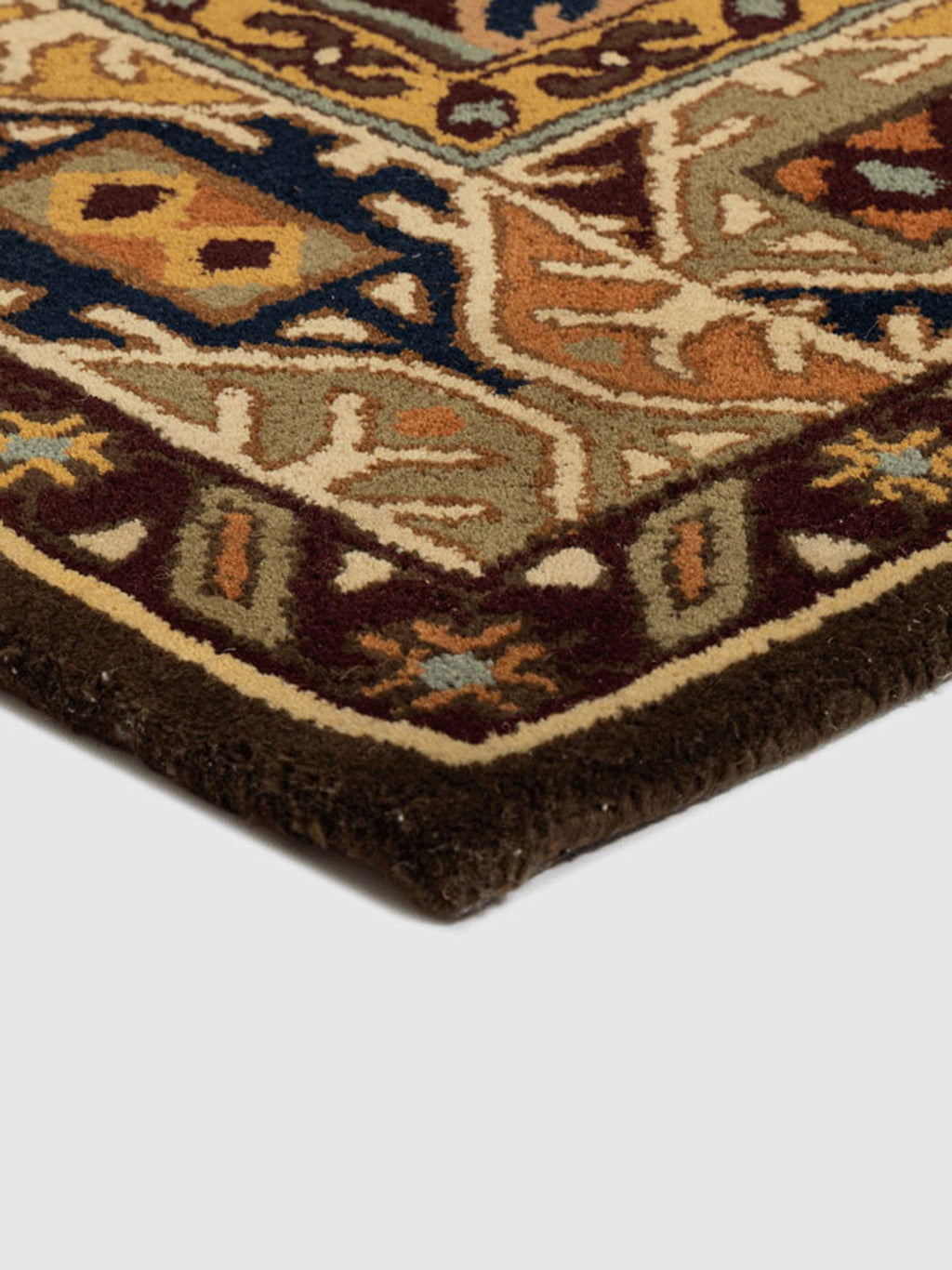 Rolpa Wool Tufted Carpet Contrast Living