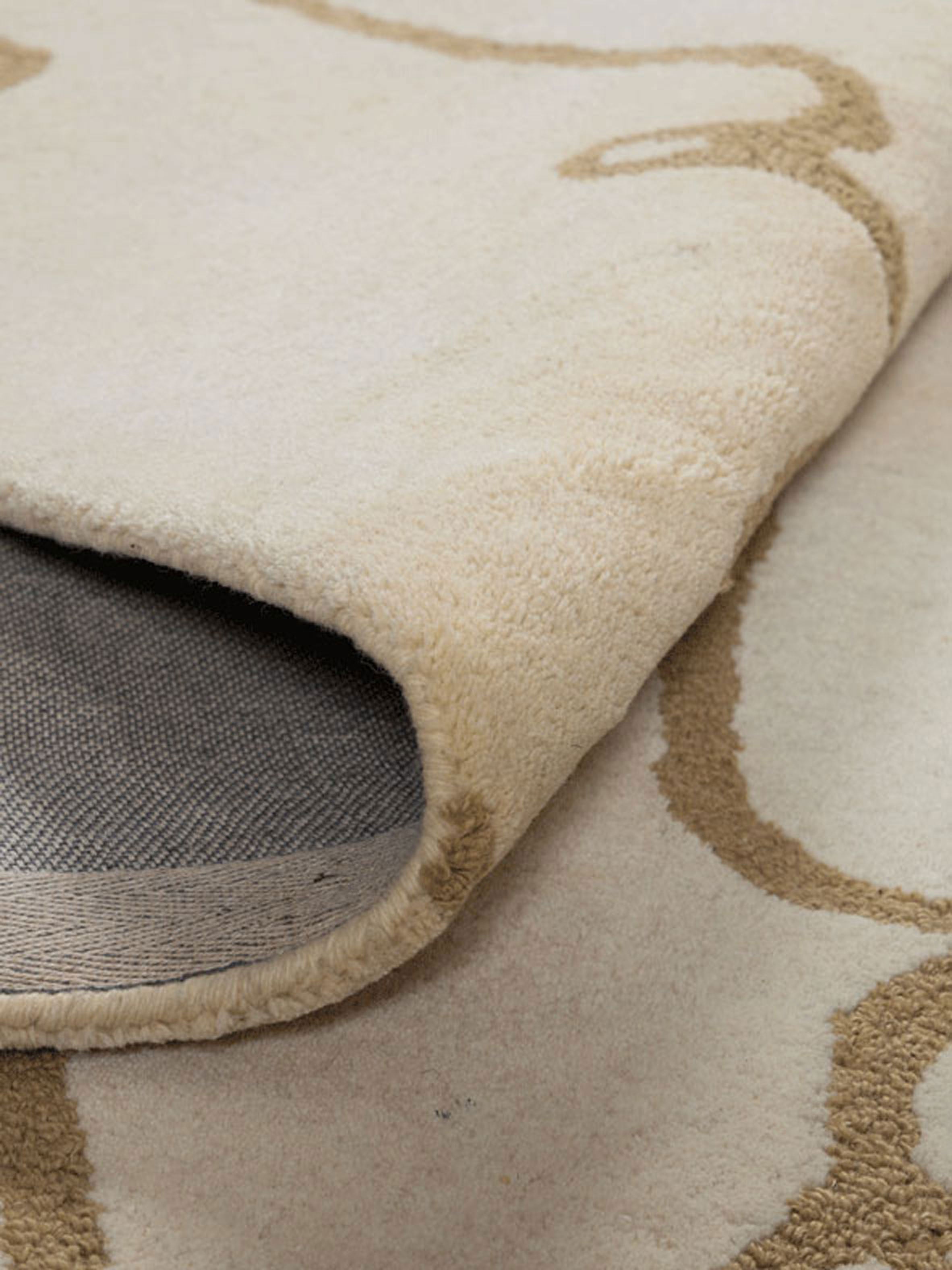 Lekbeshi Wool Tufted Carpet Contrast Living