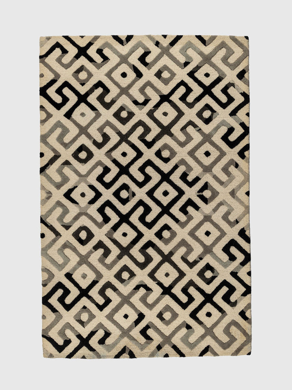 Kalaiya Wool Tufted Carpet Contrast Living
