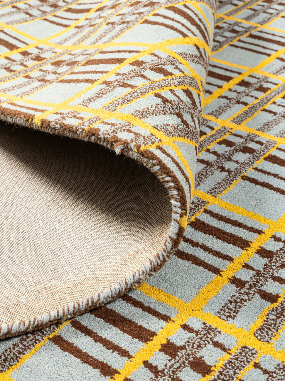 Jigme Wool Tufted Carpet Contrast Living