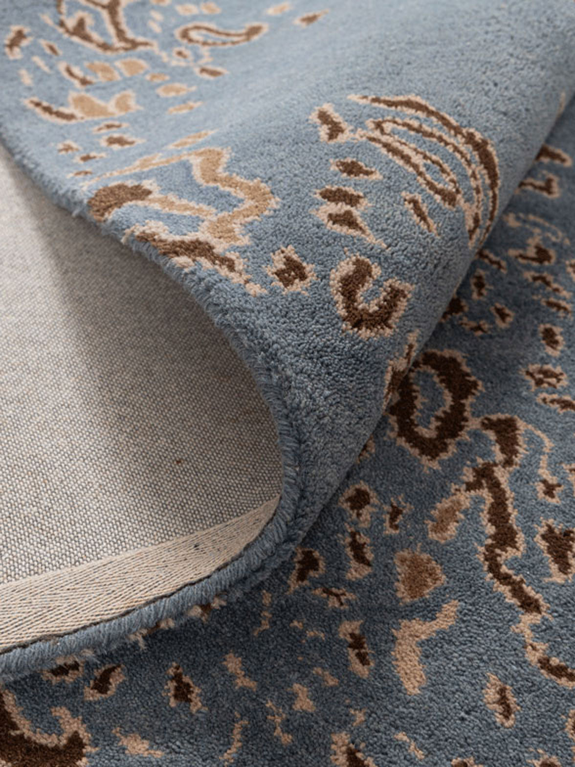 Rapti Wool Tufted Carpet Contrast Living