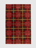 Kazerun Wool Patch Tufted Carpet Contrast Living