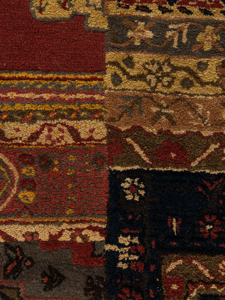 Shiraz Wool Patch Tufted Carpet Contrast Living