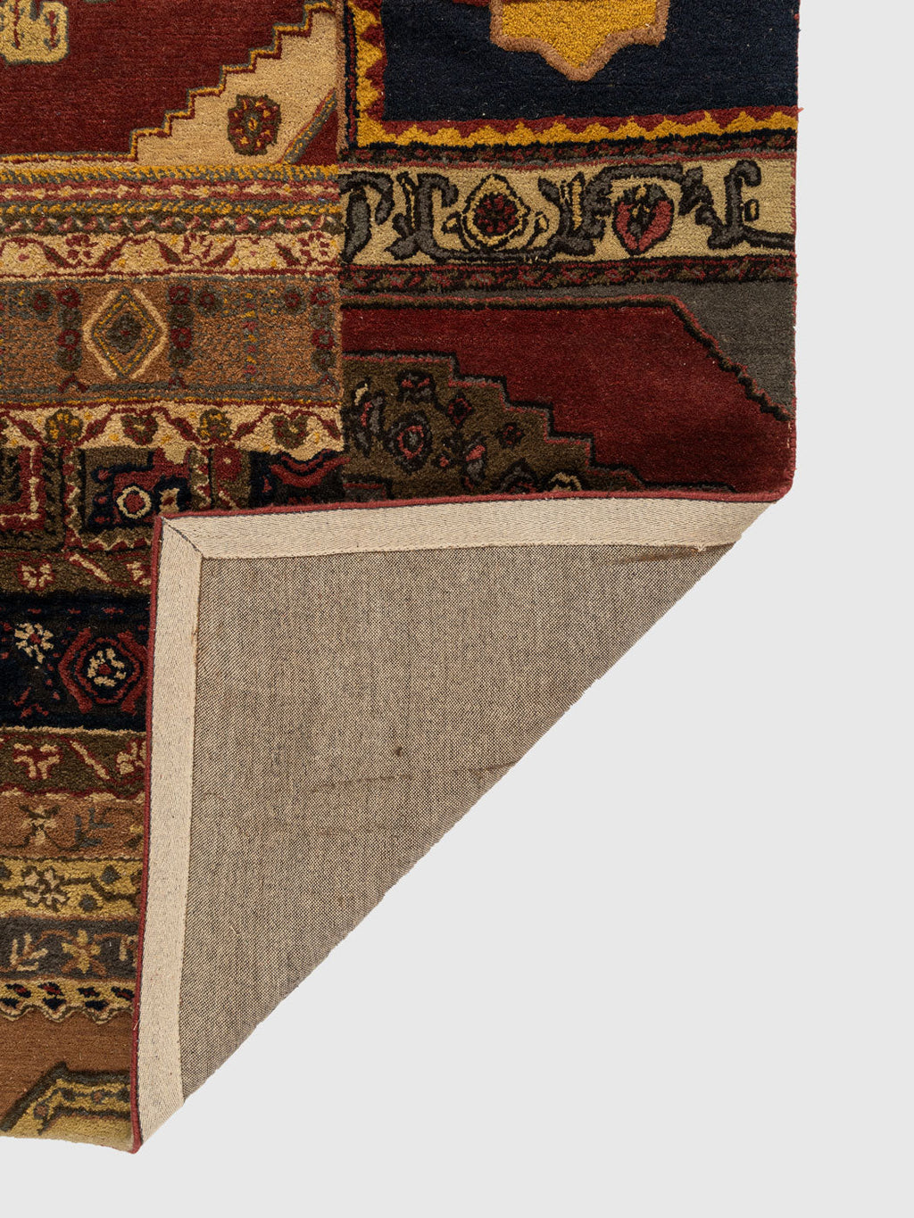 Shiraz Wool Patch Tufted Carpet Contrast Living