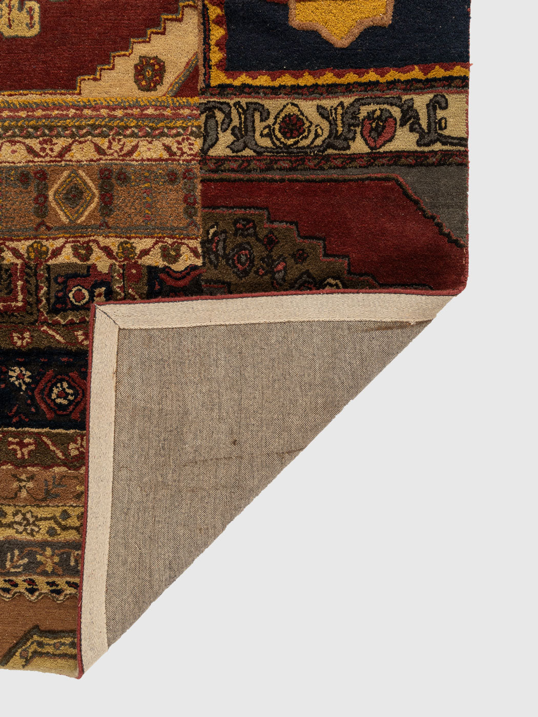 Shiraz Wool Patch Tufted Carpet Contrast Living