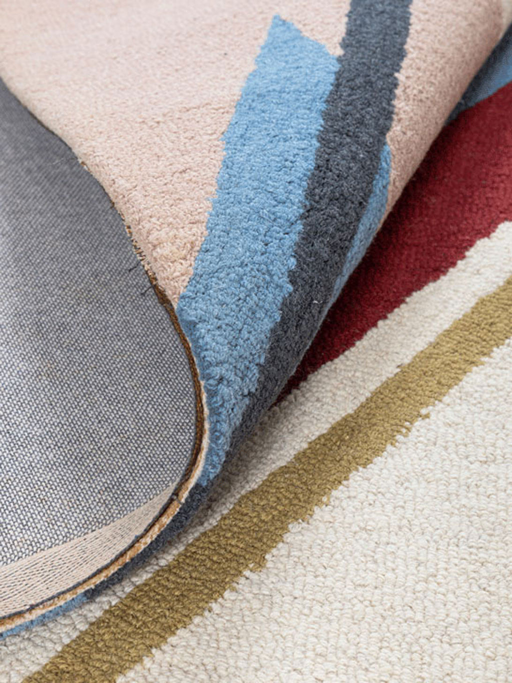 Belauri Wool Tufted Carpet Contrast Living
