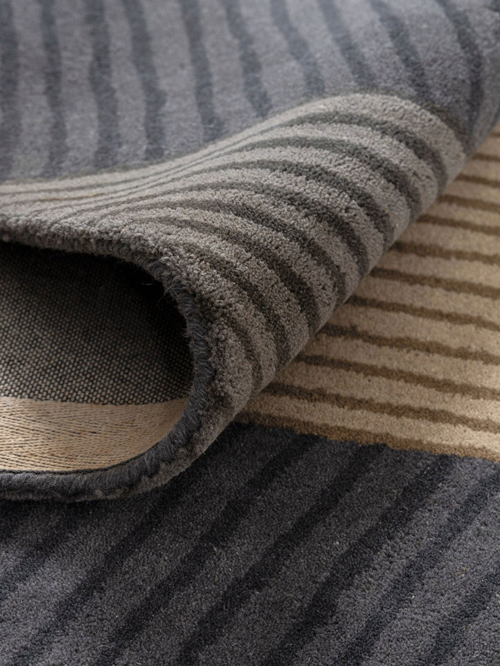 Butwal Wool Tufted Carpet Contrast Living