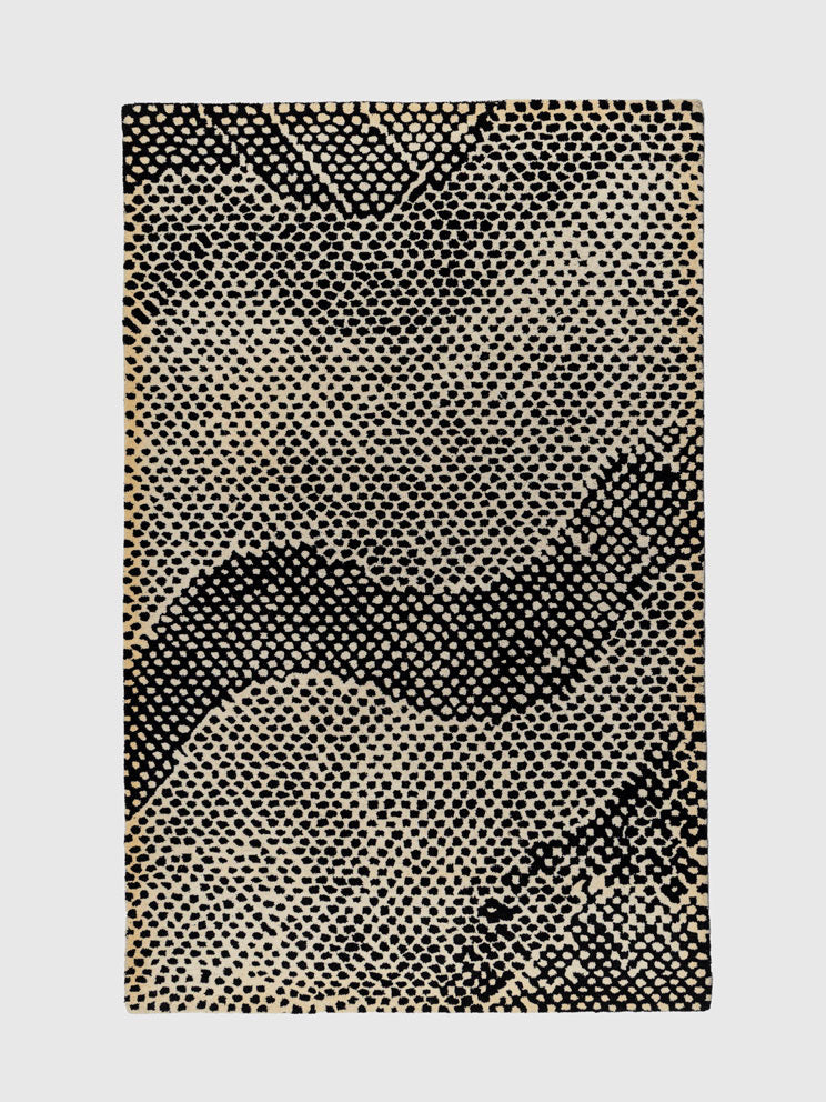 Chitra Wool Tufted Carpet Contrast Living