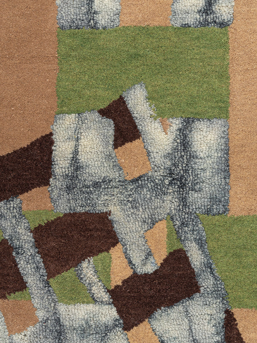 Majiari Wool Tufted Carpet Contrast Living