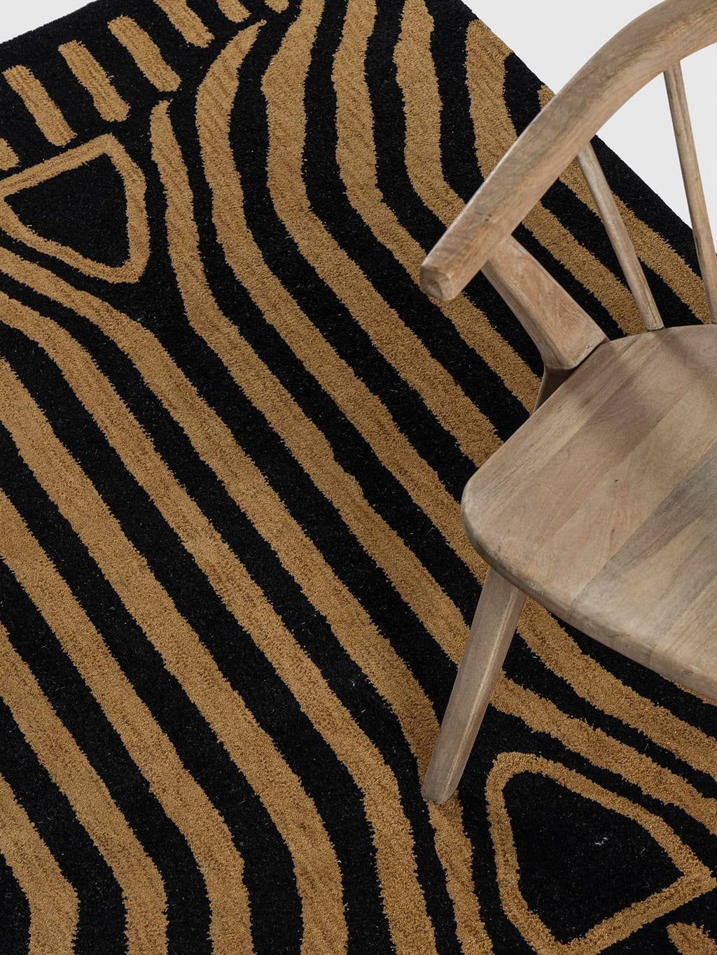 Baaghini Wool Tufted Rug Contrast Living
