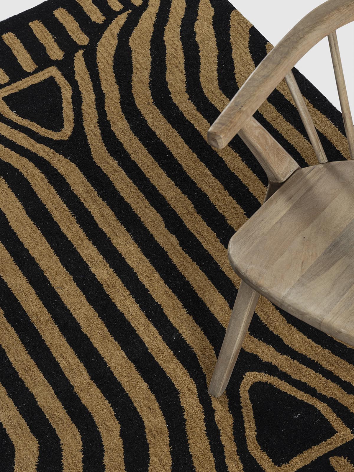 Baaghini Wool Tufted Rug Contrast Living
