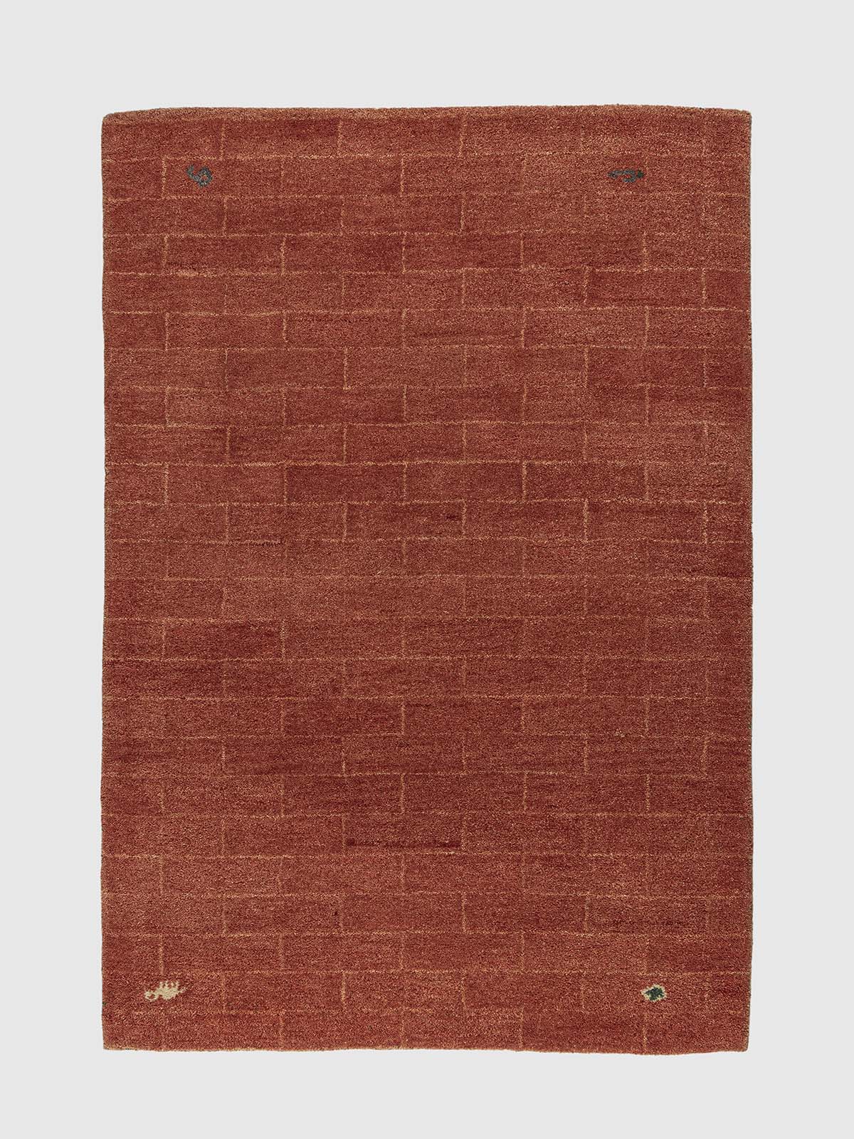 Buniyaad Wool Tufted Carpet Contrast Living