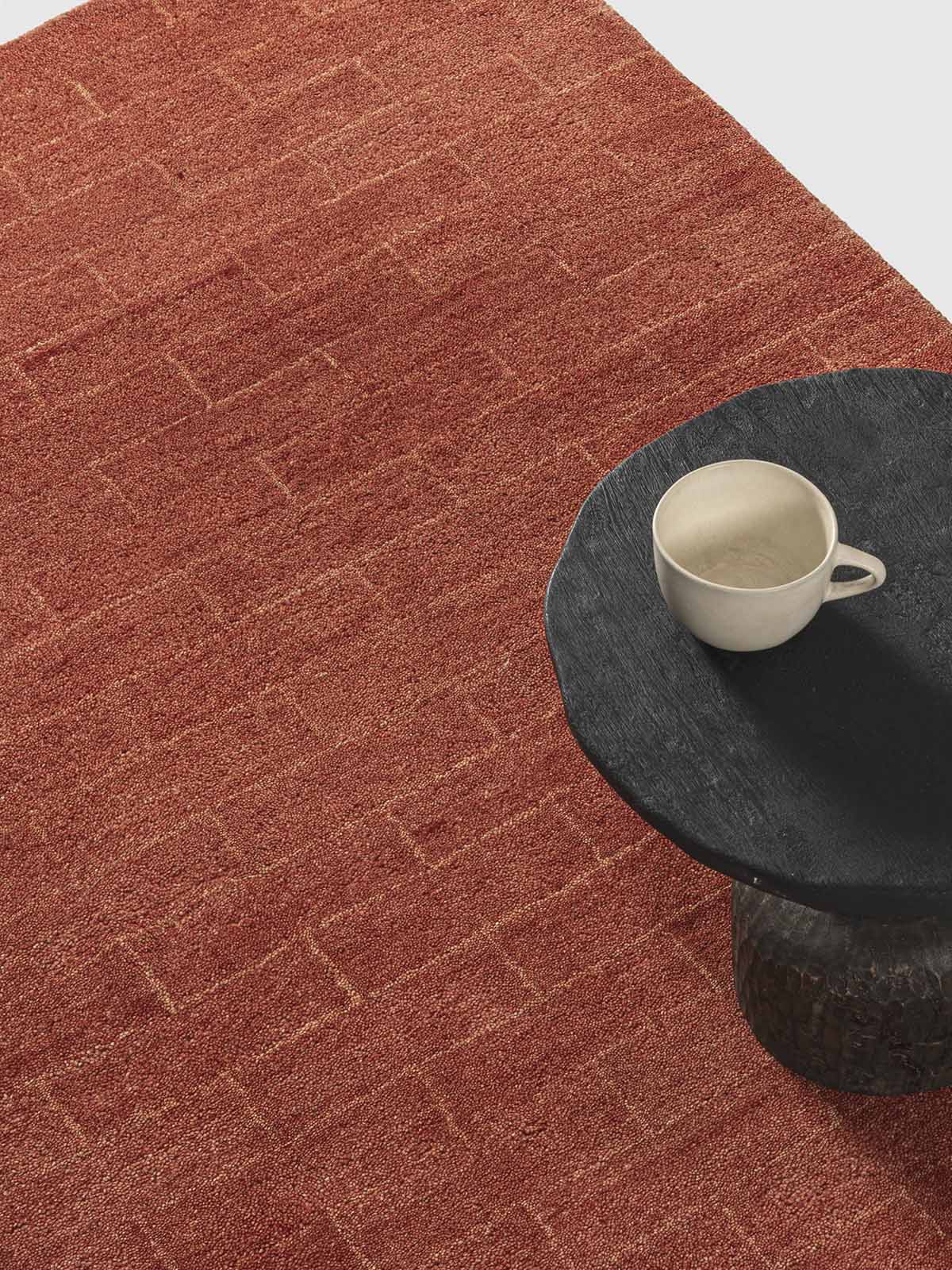Buniyaad Wool Tufted Carpet Contrast Living