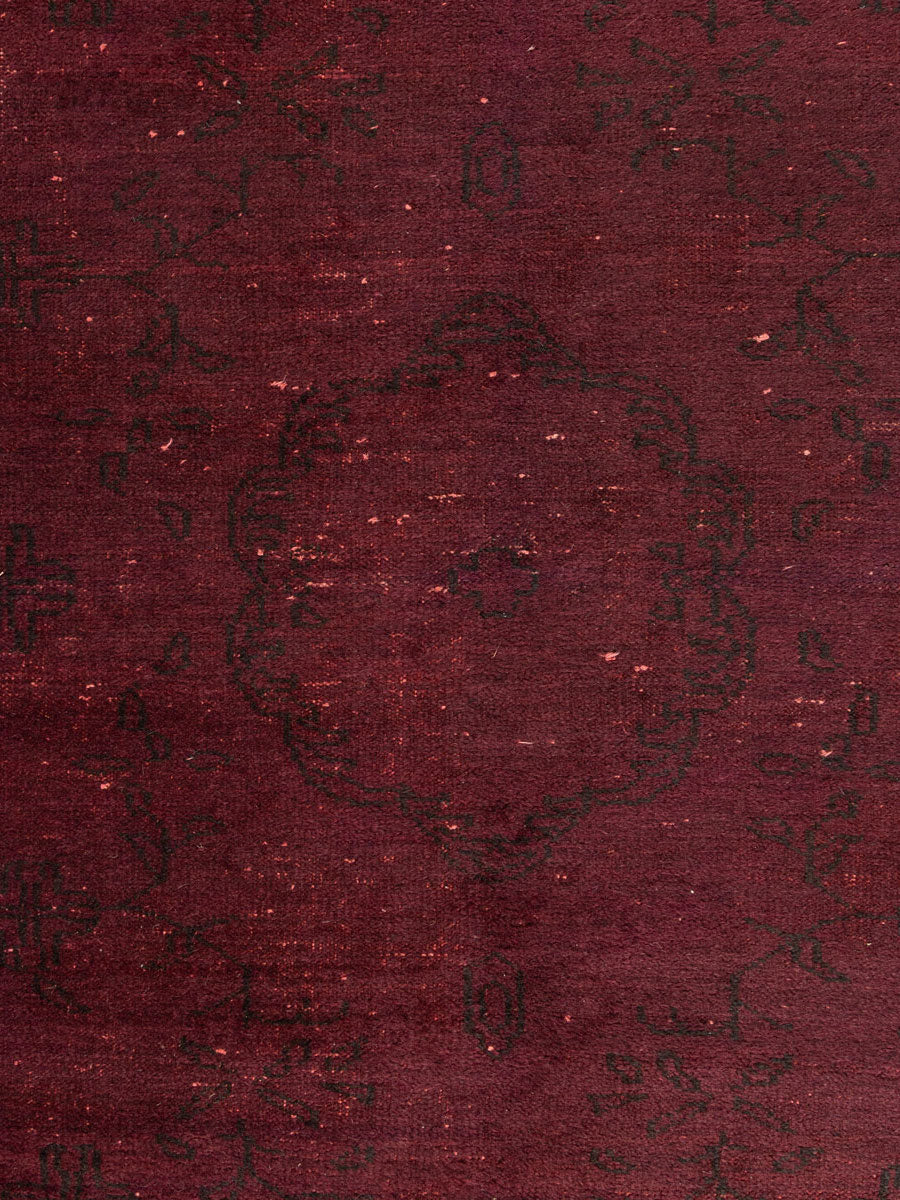 Jibou Wool Knotted Carpet Contrast Living