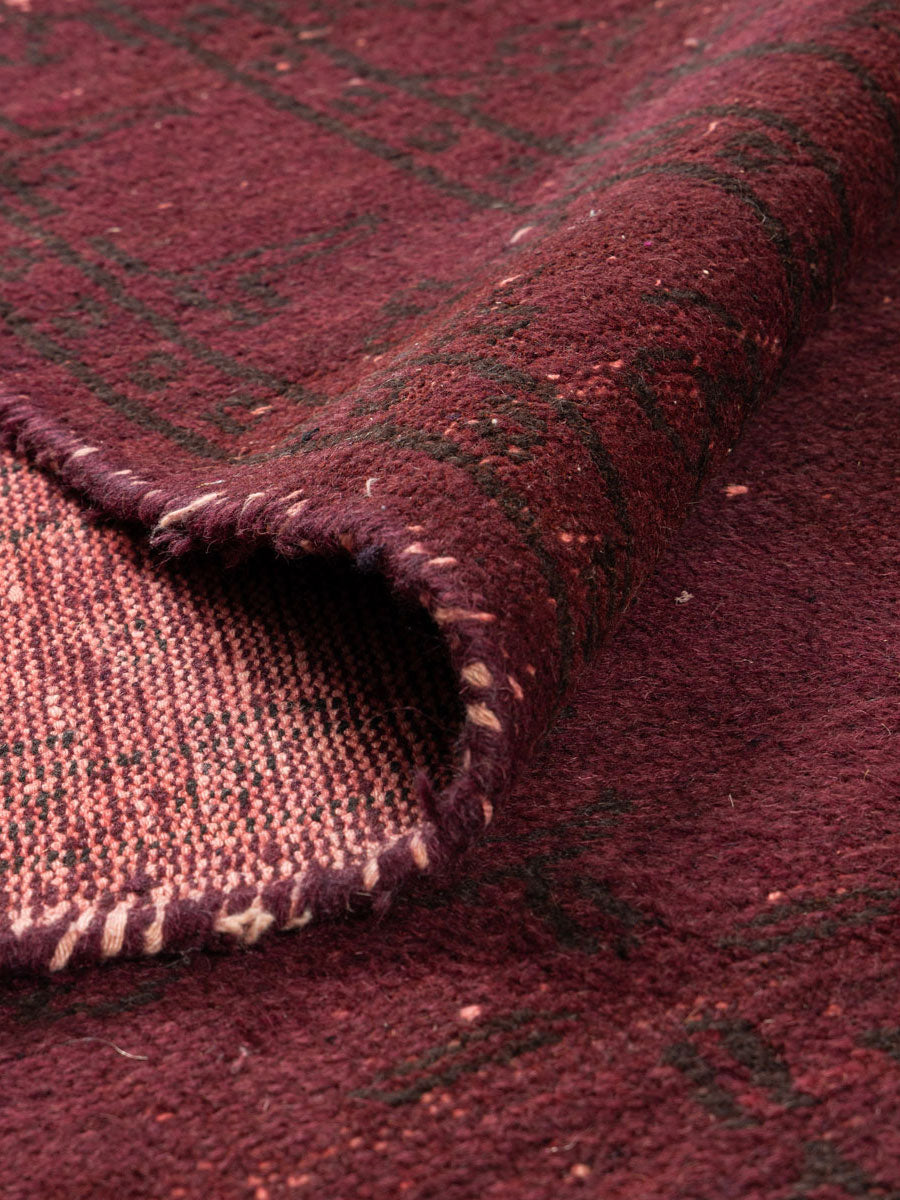 Jibou Wool Knotted Carpet Contrast Living