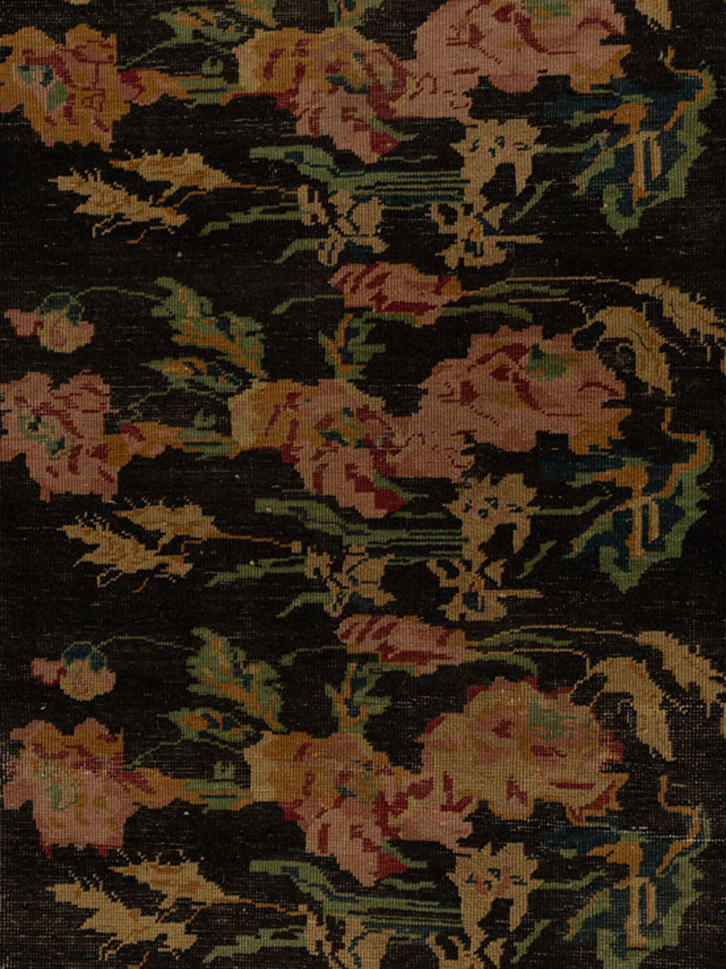 Bhirkot Wool Knotted Carpet Contrast Living