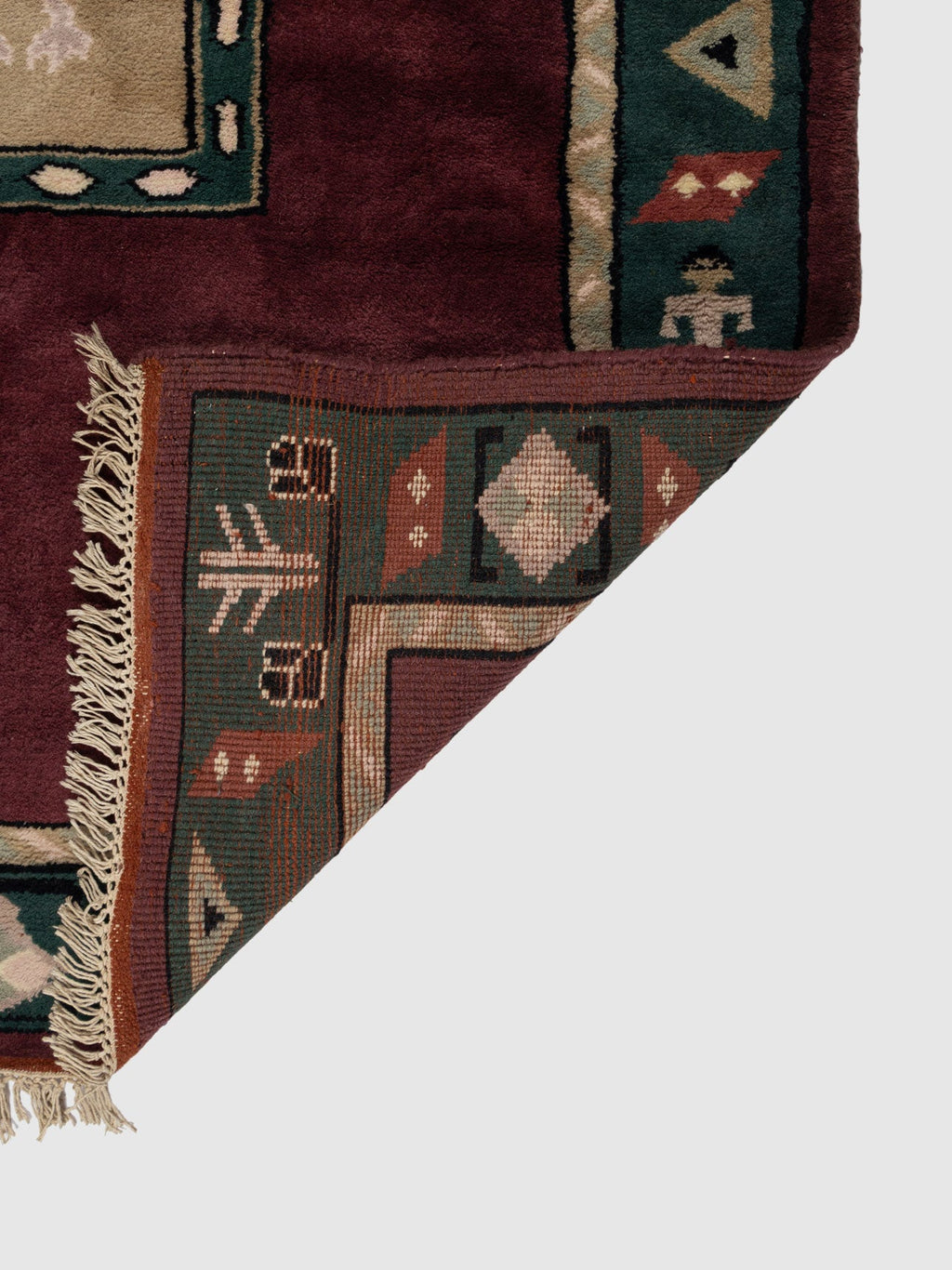 Hainan Wool Knotted Carpet Contrast Living