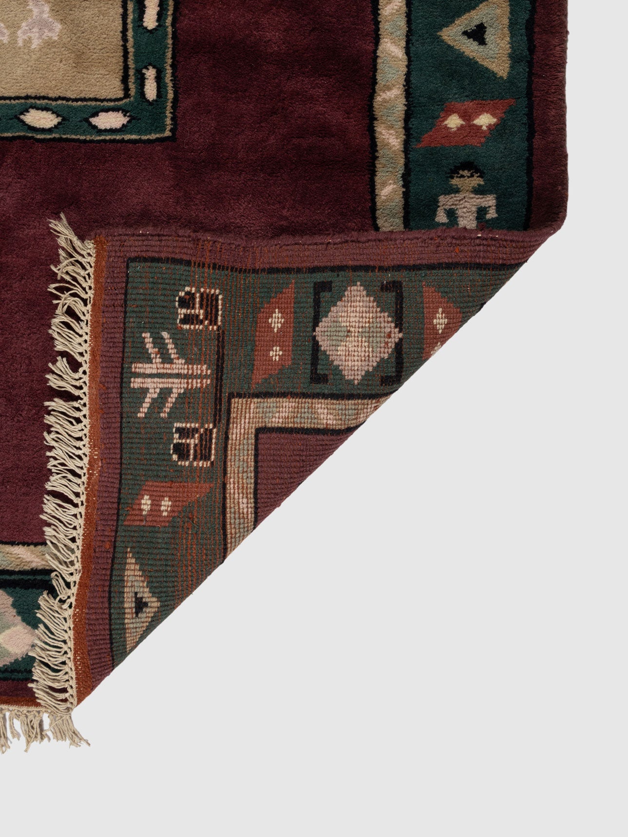 Hainan Wool Knotted Carpet Contrast Living