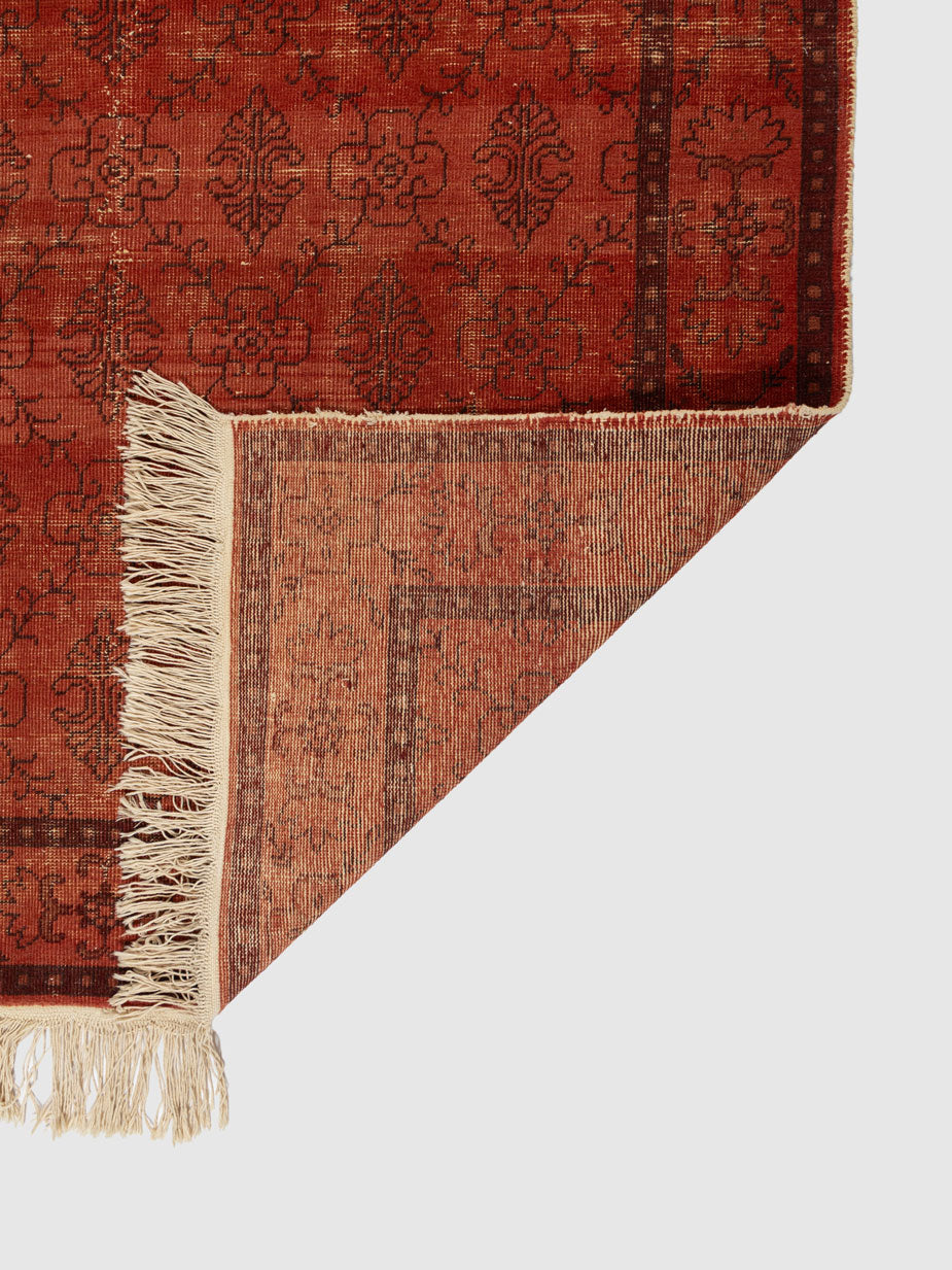 Sakhalin Wool Knotted Carpet Contrast Living