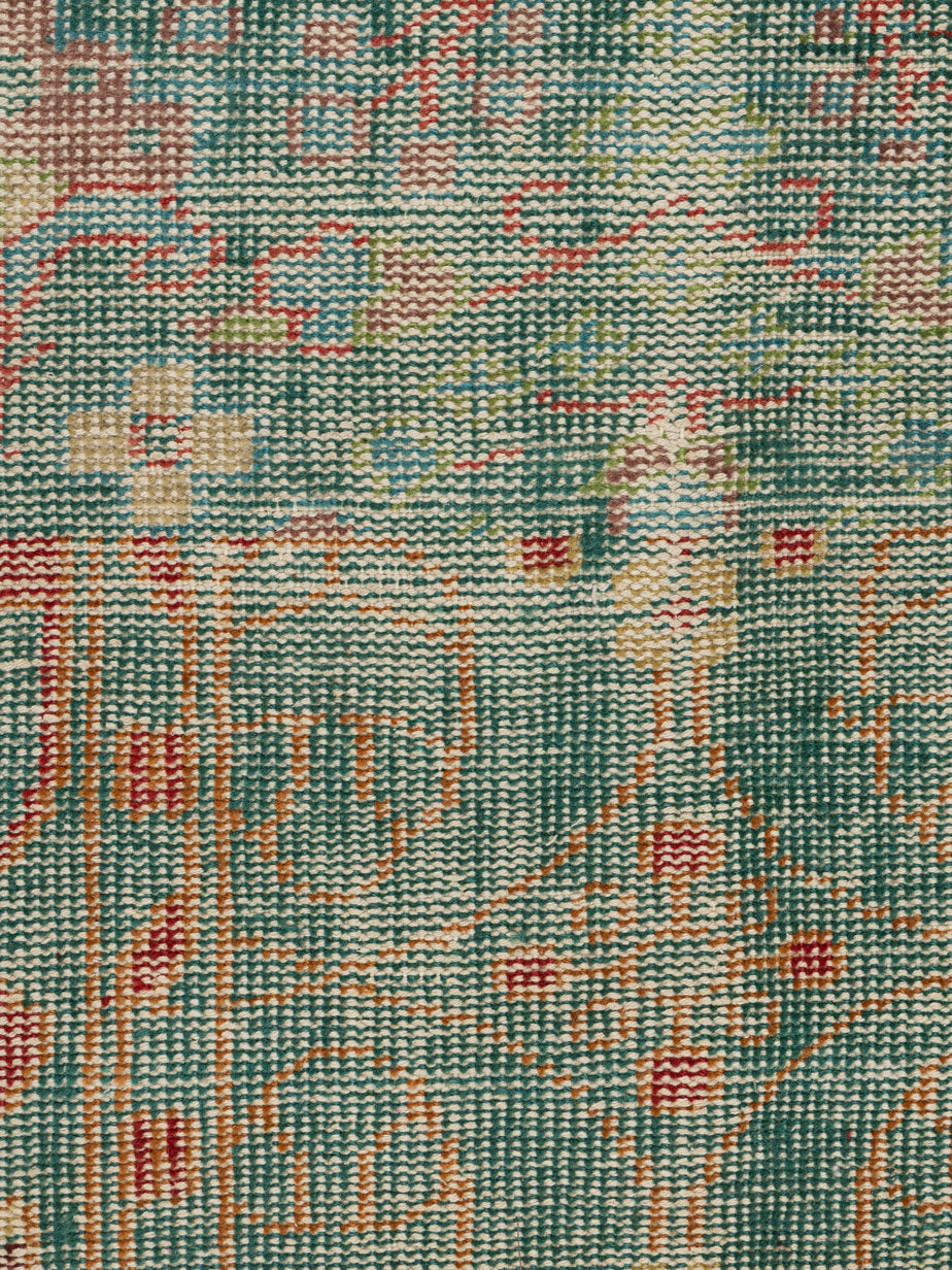 Mindana Wool Knotted Carpet Contrast Living