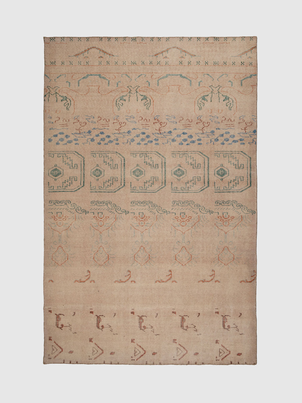 Graciosa Wool Knotted Carpet Contrast Living