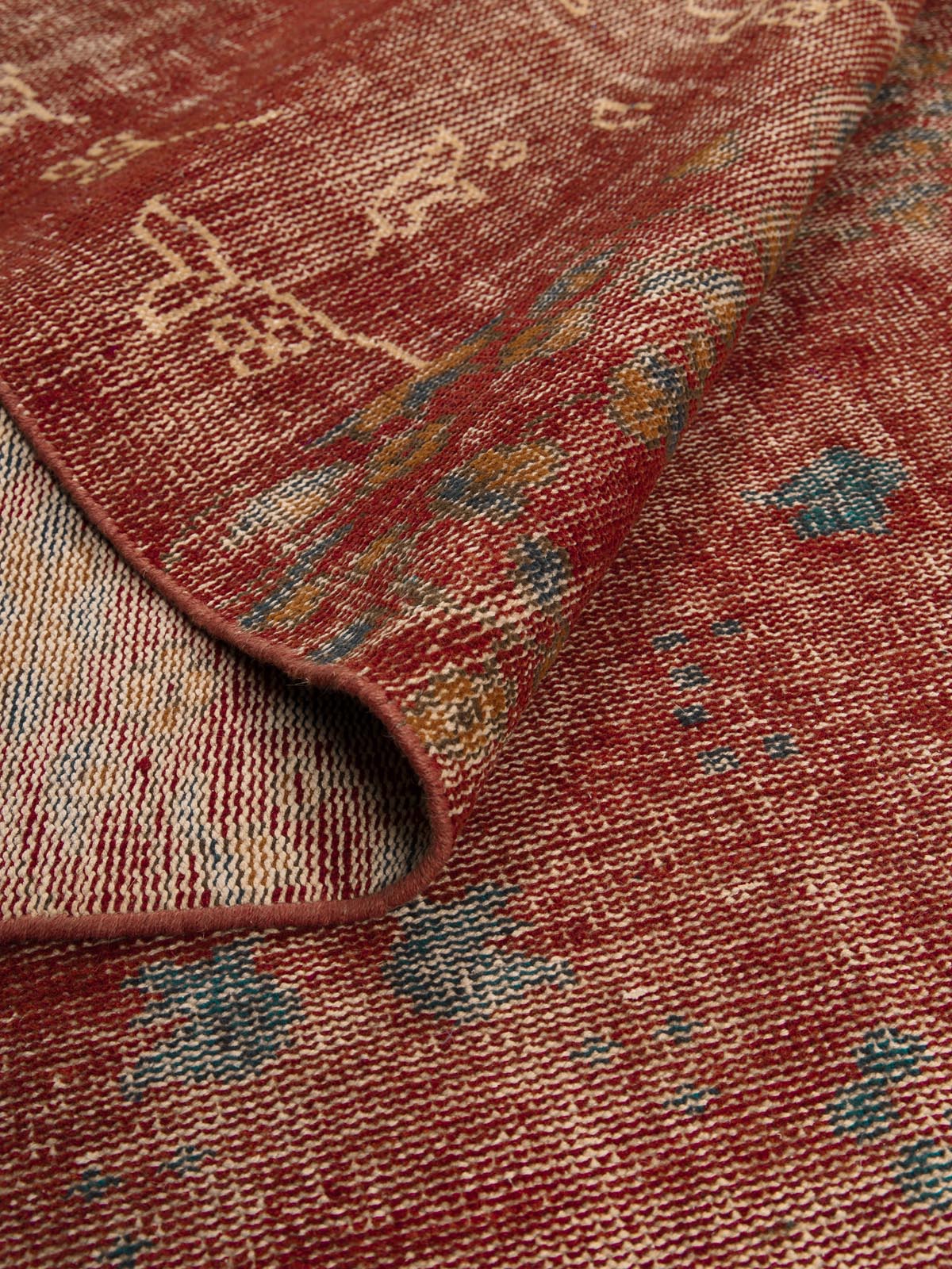 Knotra Wool Knotted Carpet Contrast Living