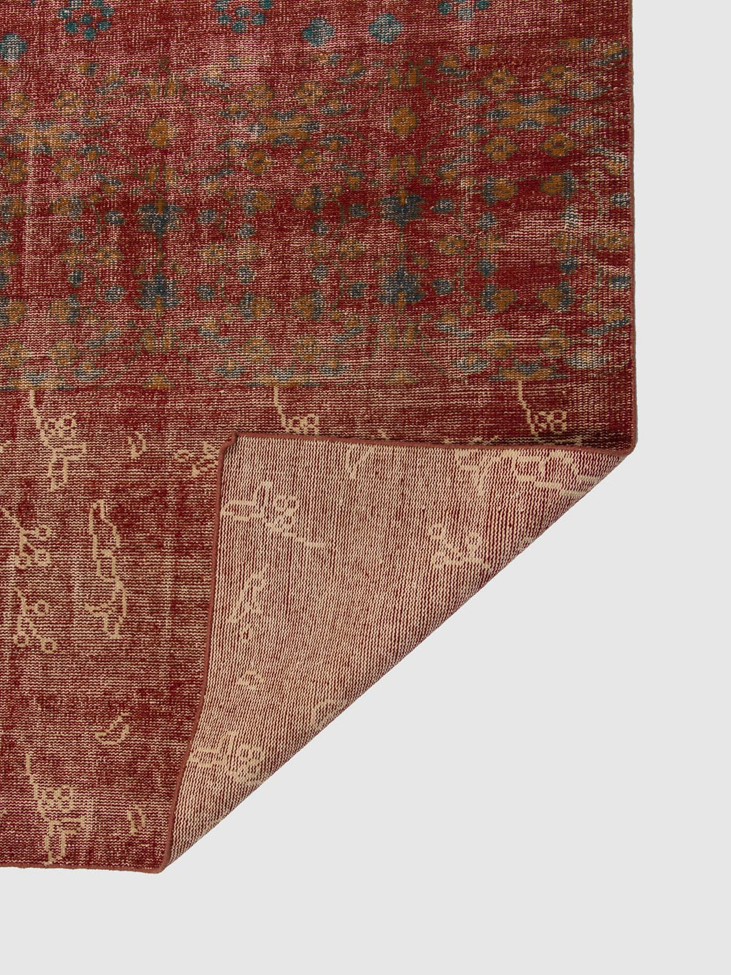 Knotra Wool Knotted Carpet Contrast Living