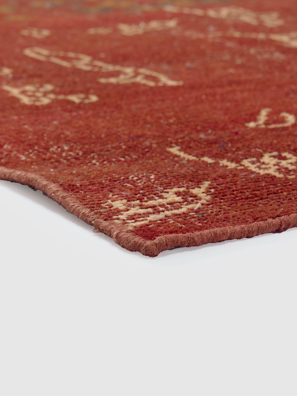 Knotra Wool Knotted Carpet Contrast Living