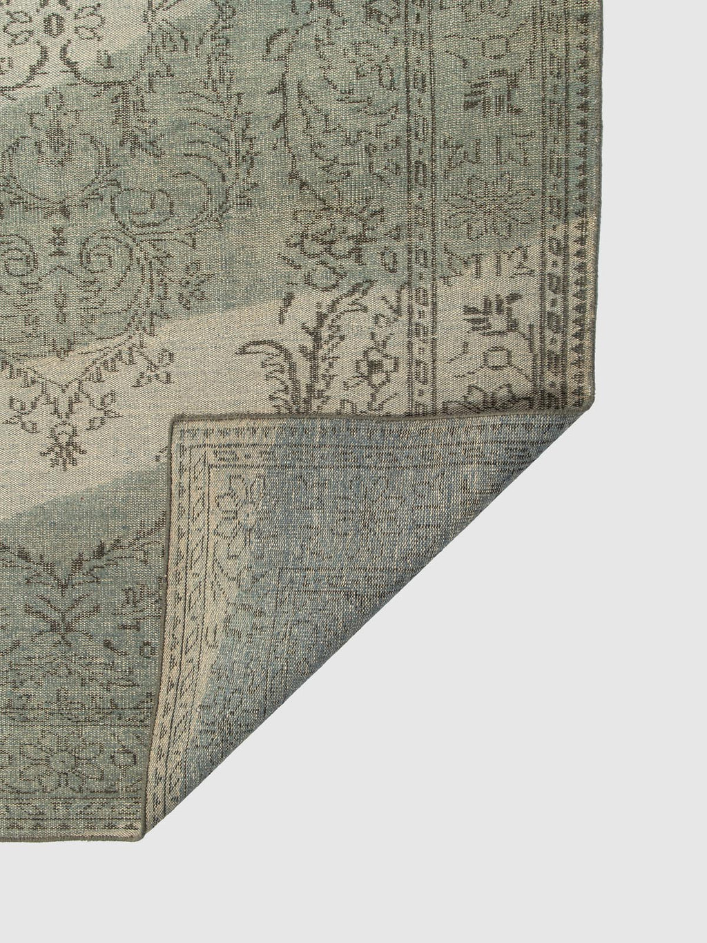 Balora Wool Knotted Carpet Contrast Living