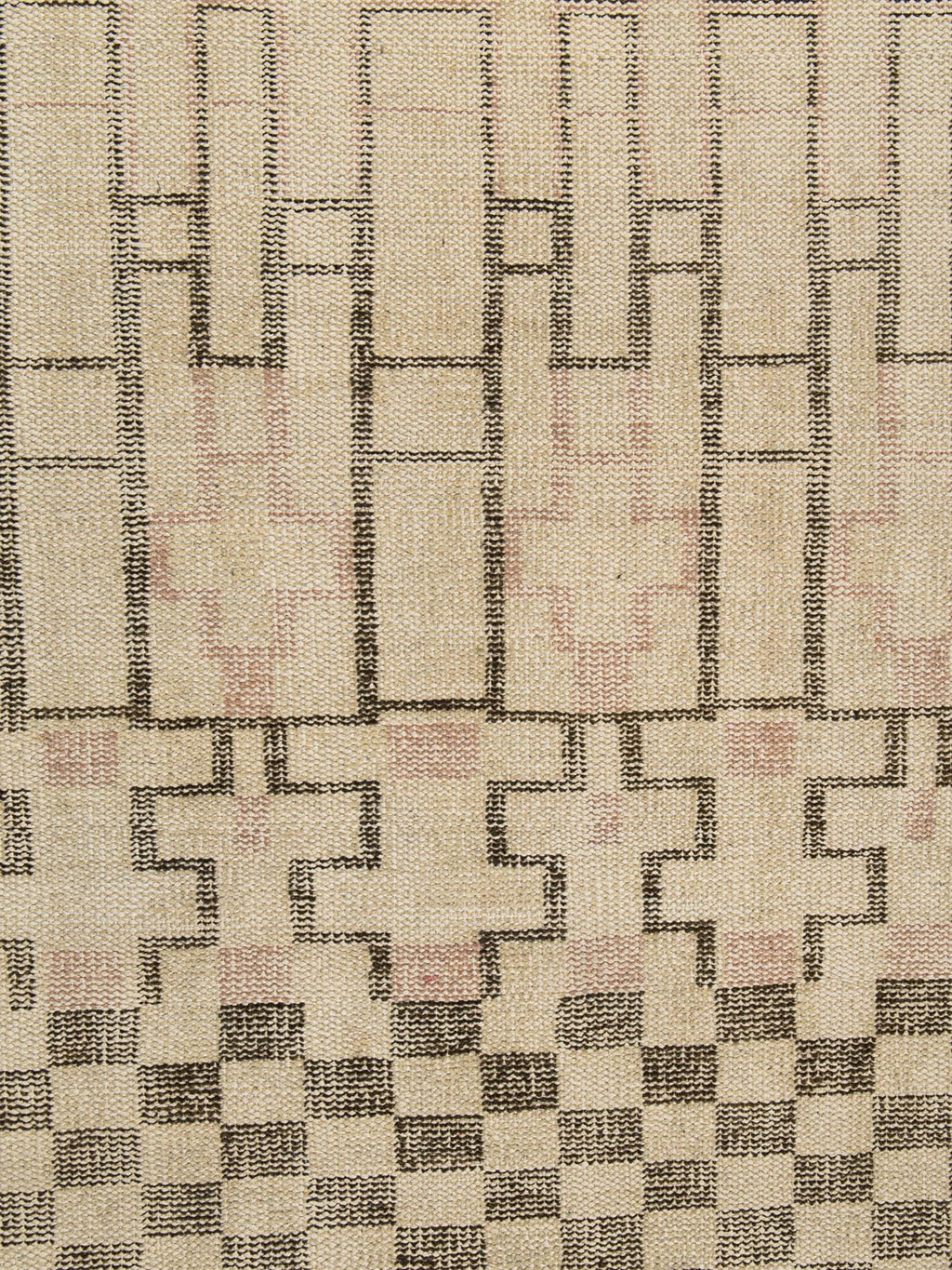 Verve Wool Knotted Carpet Contrast Living