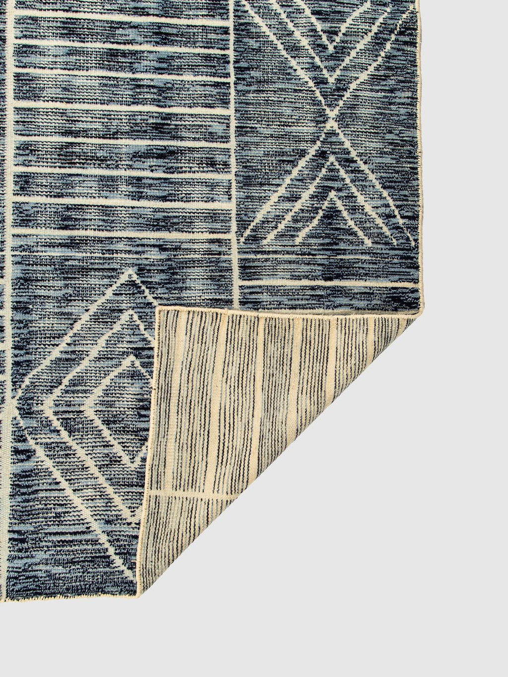 Mondara Wool Knotted Carpet Contrast Living