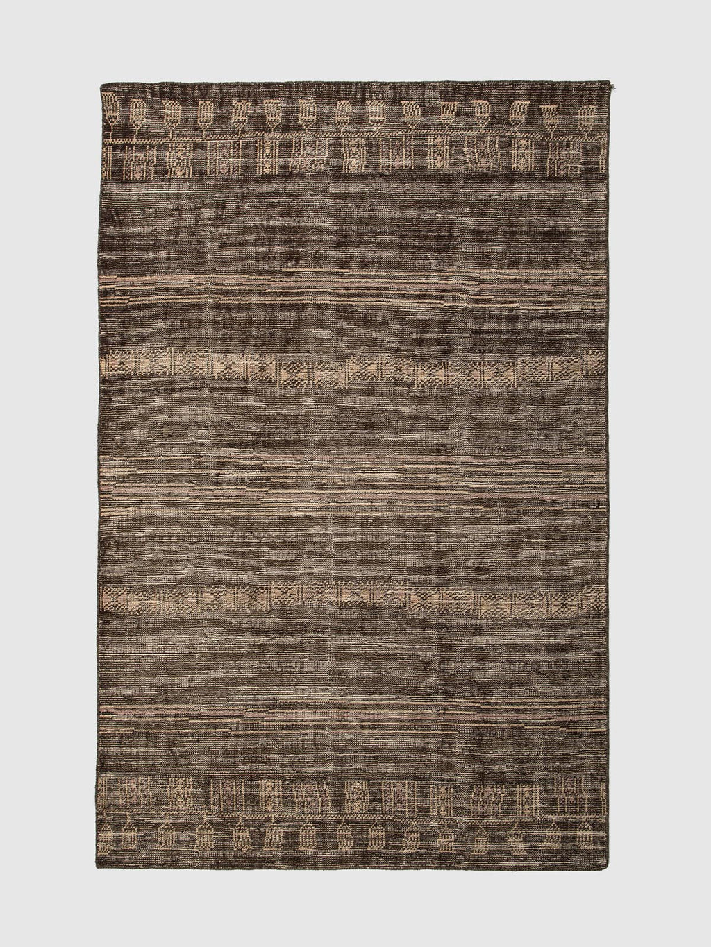 Hudson Wool Knotted Carpet Contrast Living