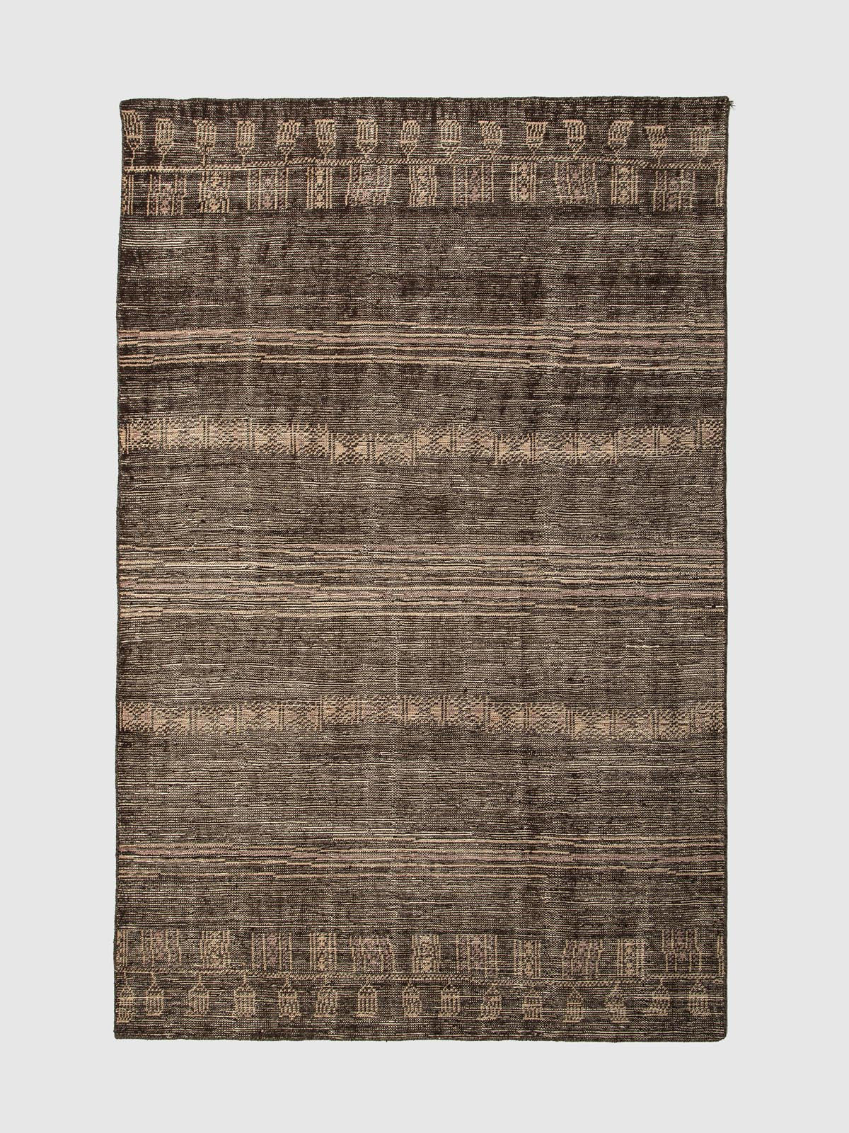 Hudson Wool Knotted Carpet Contrast Living