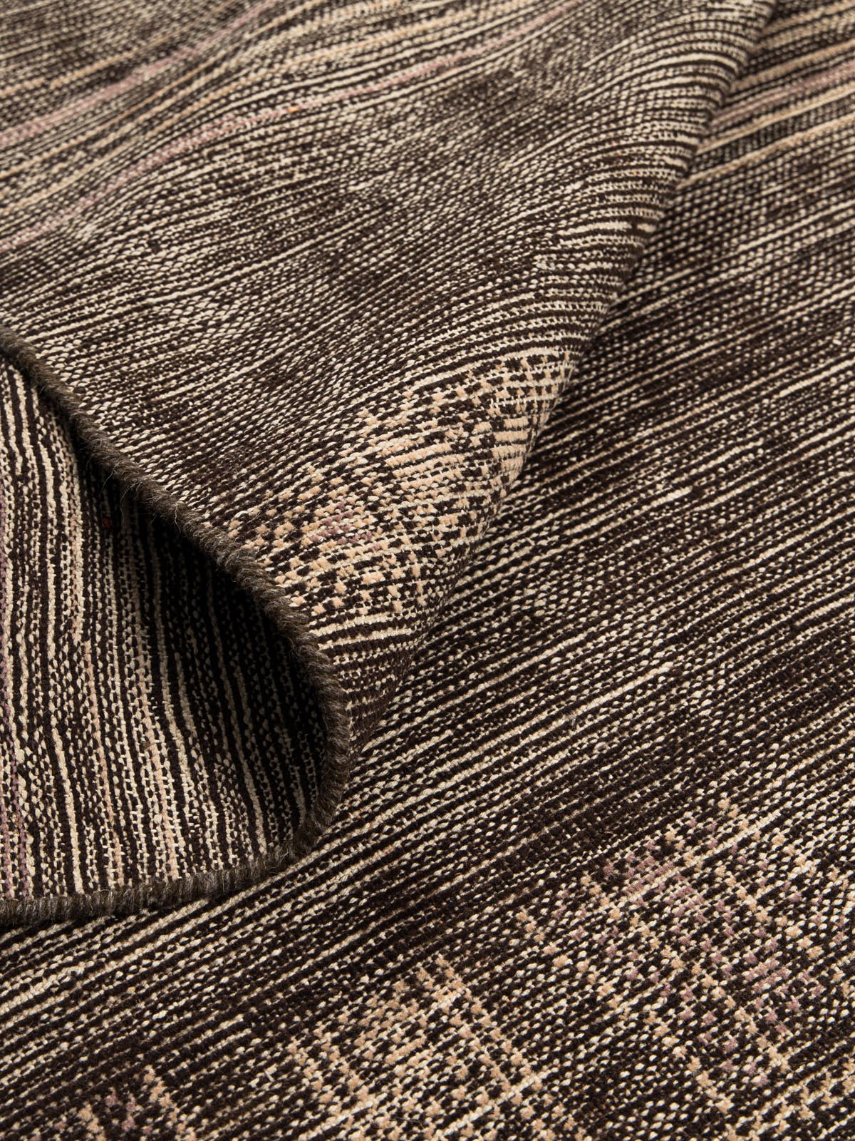 Hudson Wool Knotted Carpet Contrast Living