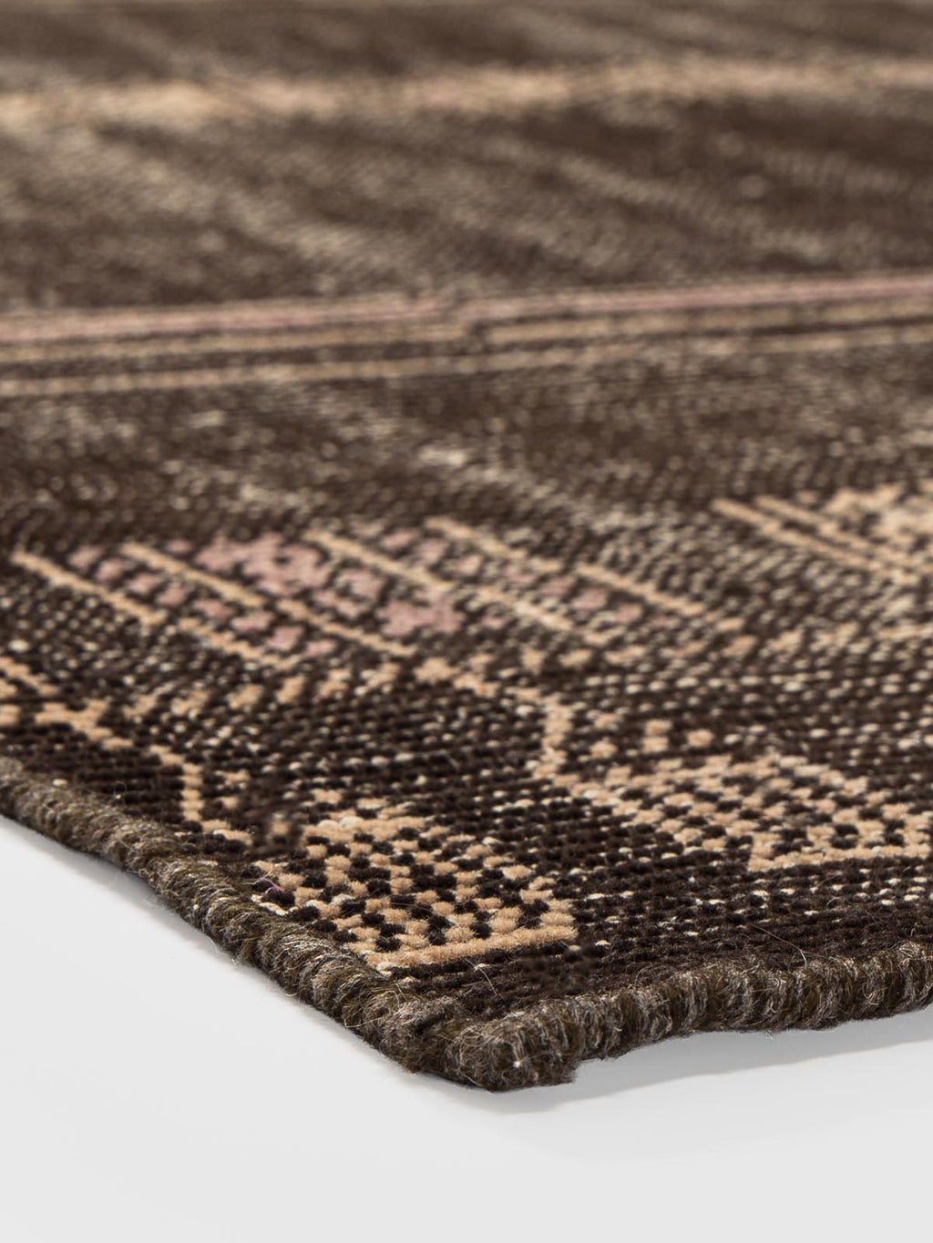 Hudson Wool Knotted Carpet Contrast Living