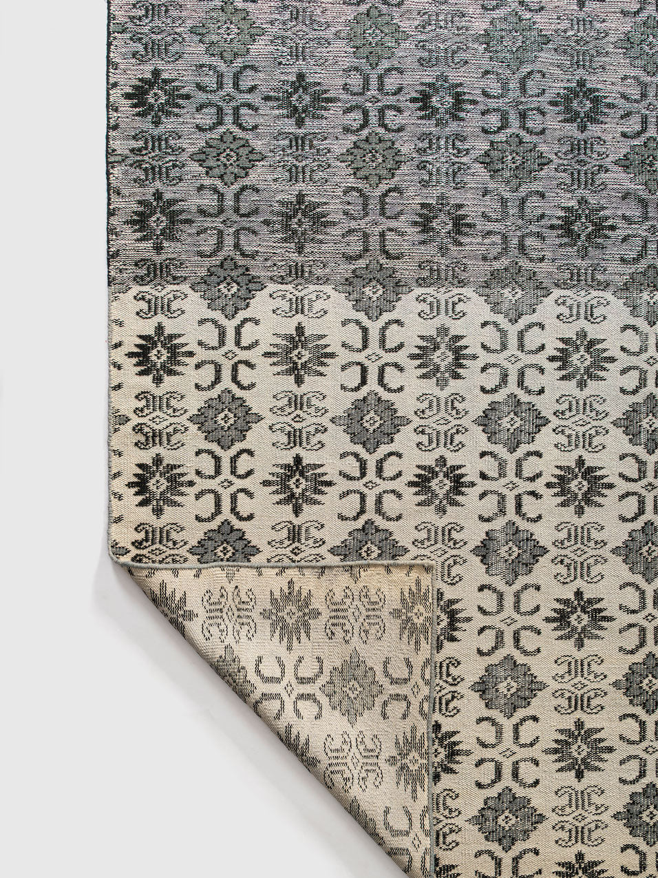 Zincha Wool Hand Knotted Carpet Contrast Living