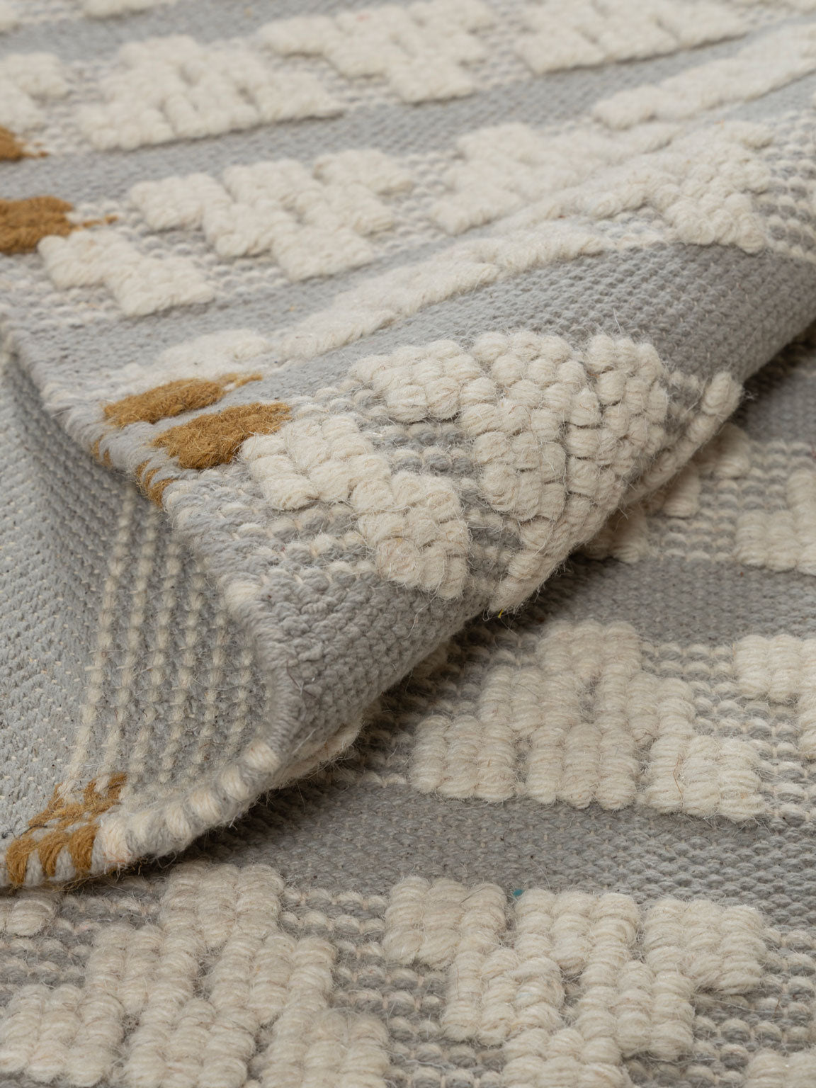 Madeira Wool Flatweave Carpet Contrast Living
